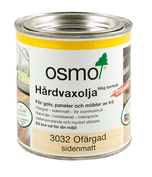 OSMO Hårdvaxolja 3032 Ofärgad SIDENMATT