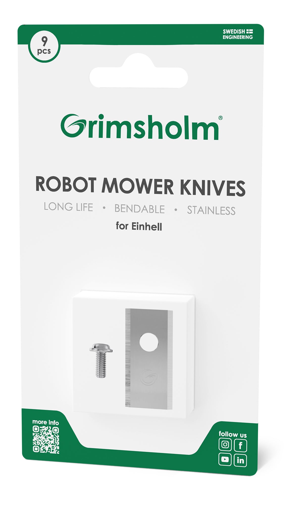 Knivar till Einhell, 9-pack