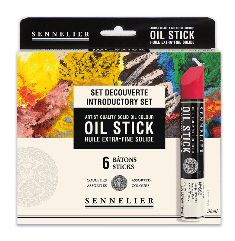 Oil Stick Sennelier Startset 6 Sort