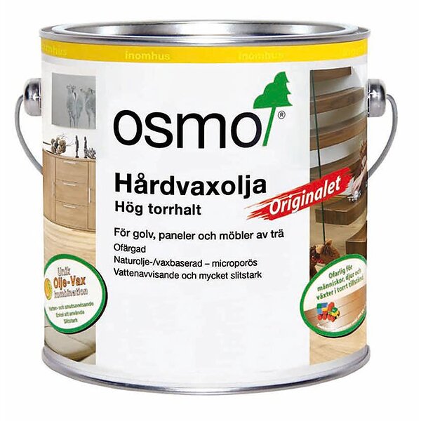 OSMO Hårdvaxolja 3032 Ofärgad SIDENMATT