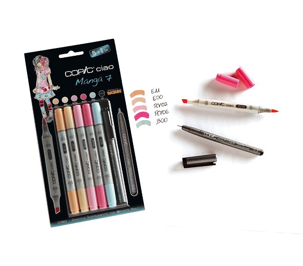 Copic Ciao "5+1"-Set Manga 1