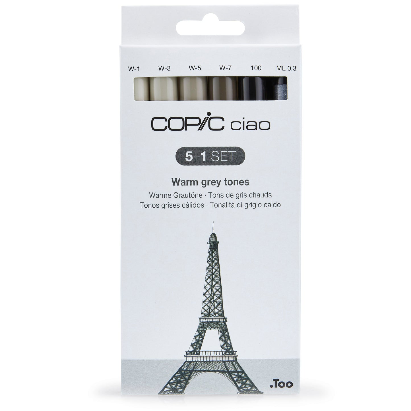 Copic Ciao Set 5+1 Warm Grey Tones