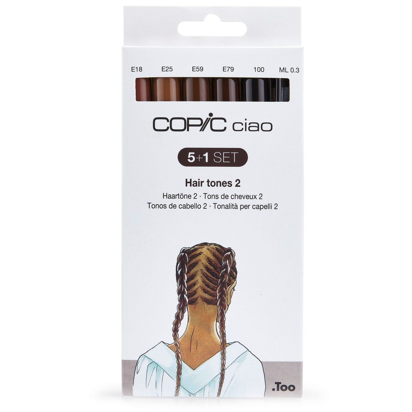 Copic Ciao Set 5+1 Hårfärger 2