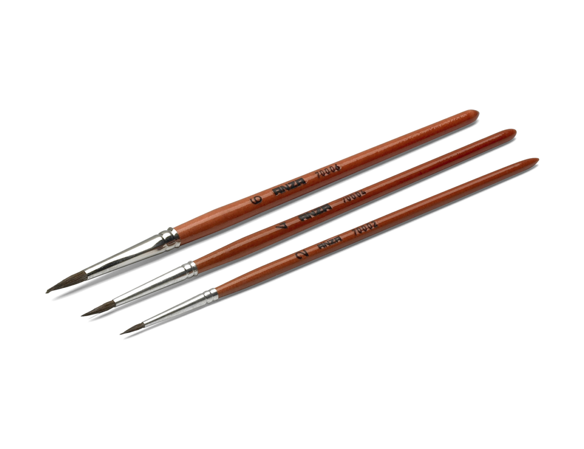 ANZA PENSELSET AKVARELL 3-PACK