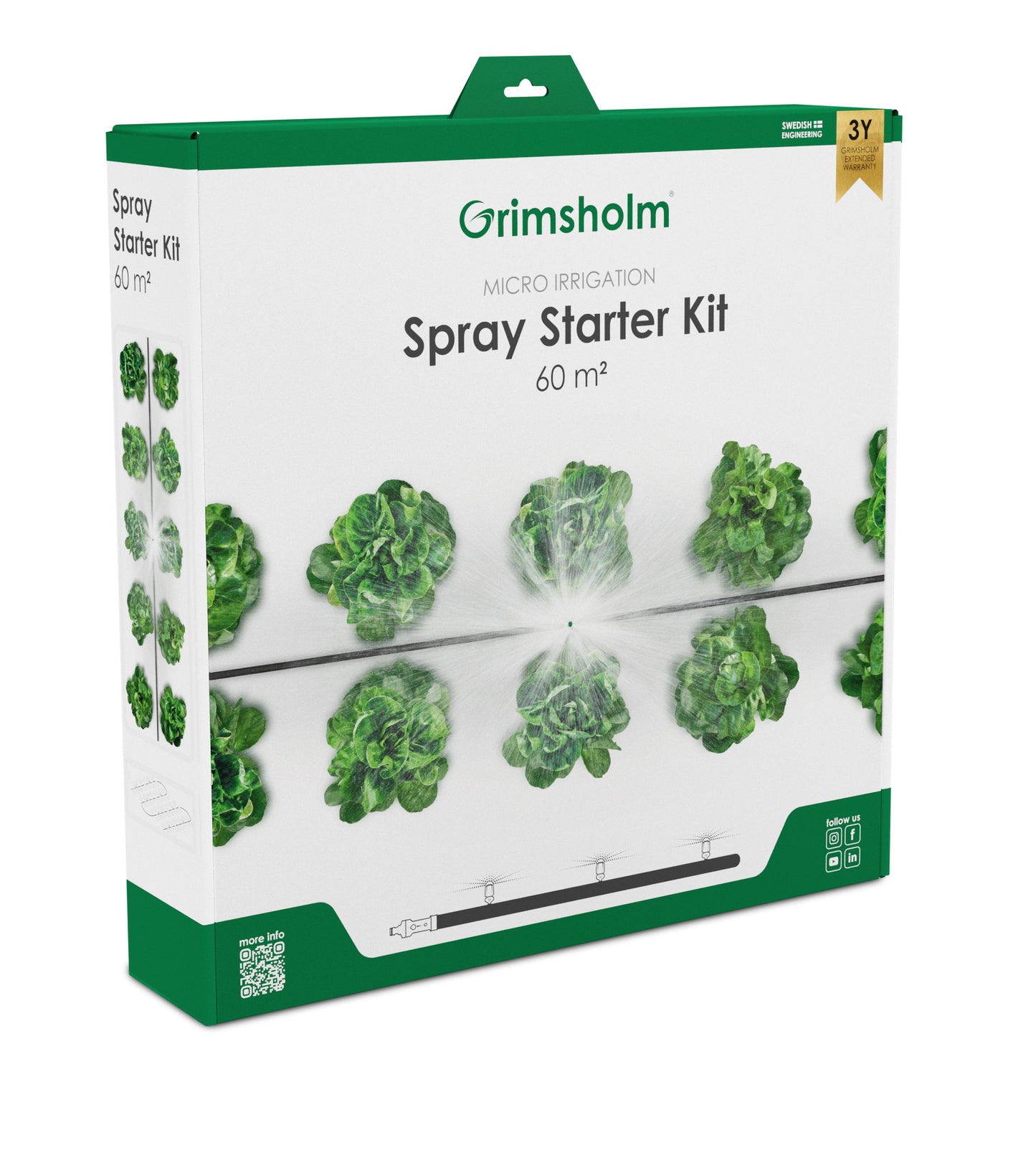 Mikrobevattning Startkit - Spray (60 m²)