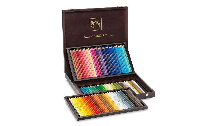 Akvarellpenna Caran d´Ache Artist´ Träskrin Supracolor 120pennor 920