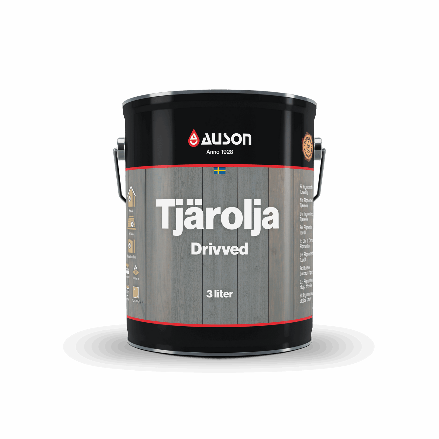 Auson Tjärolja Drivved pigmenterad