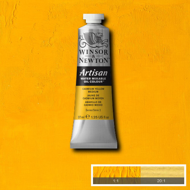 Winsor & Newton Artisan Oljefärg (vattenlöslig) 37 ml – 116 – Cadmium Yellow Medium