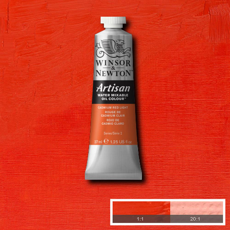 Winsor & Newton Artisan Oljefärg (vattenlöslig) 37 ml – 100 – Cadmium Red Light