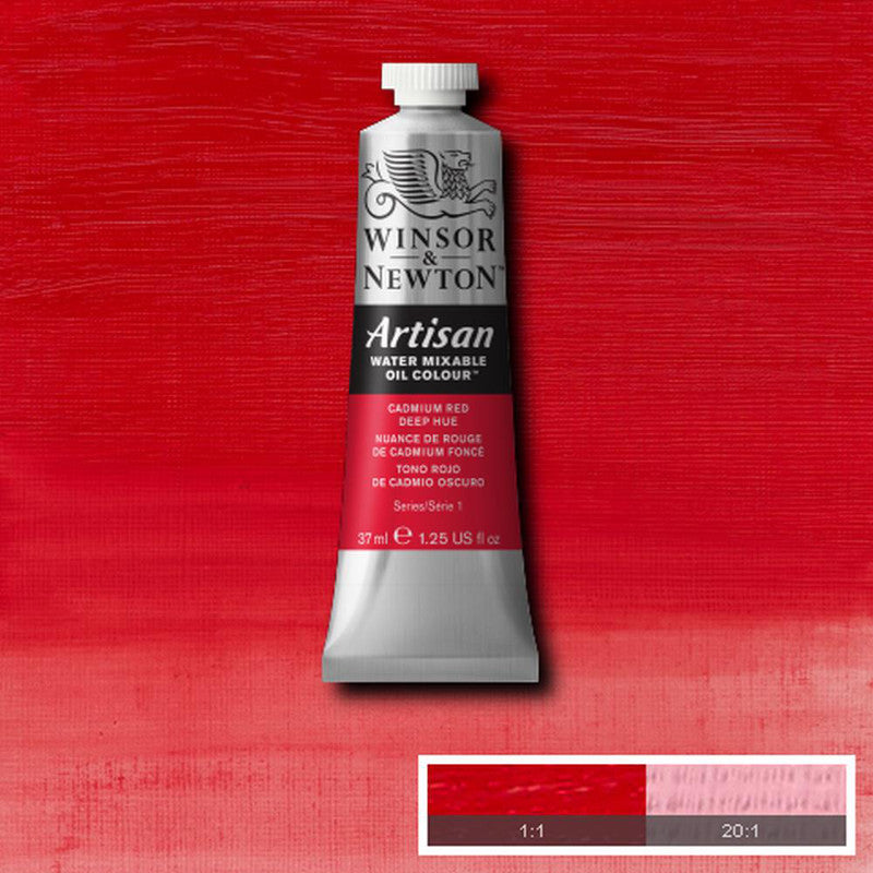 Winsor & Newton Artisan Oljefärg (vattenlöslig) 37 ml – 098 – Cadmium Red Deep Hue