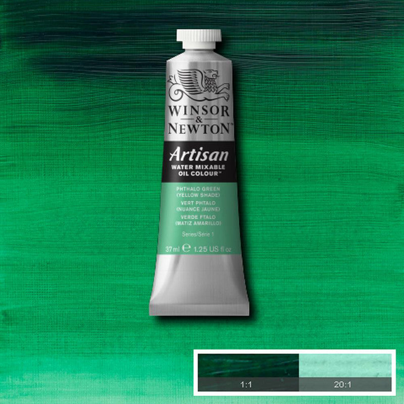Winsor & Newton Artisan Oljefärg (vattenlöslig) 37 ml – 521 – Phthalo Green (Yellow Shade)