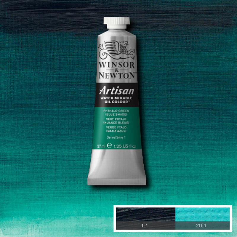 Winsor & Newton Artisan Oljefärg (vattenlöslig) 37 ml – 522 – Phthalo Green (Blue Shade)