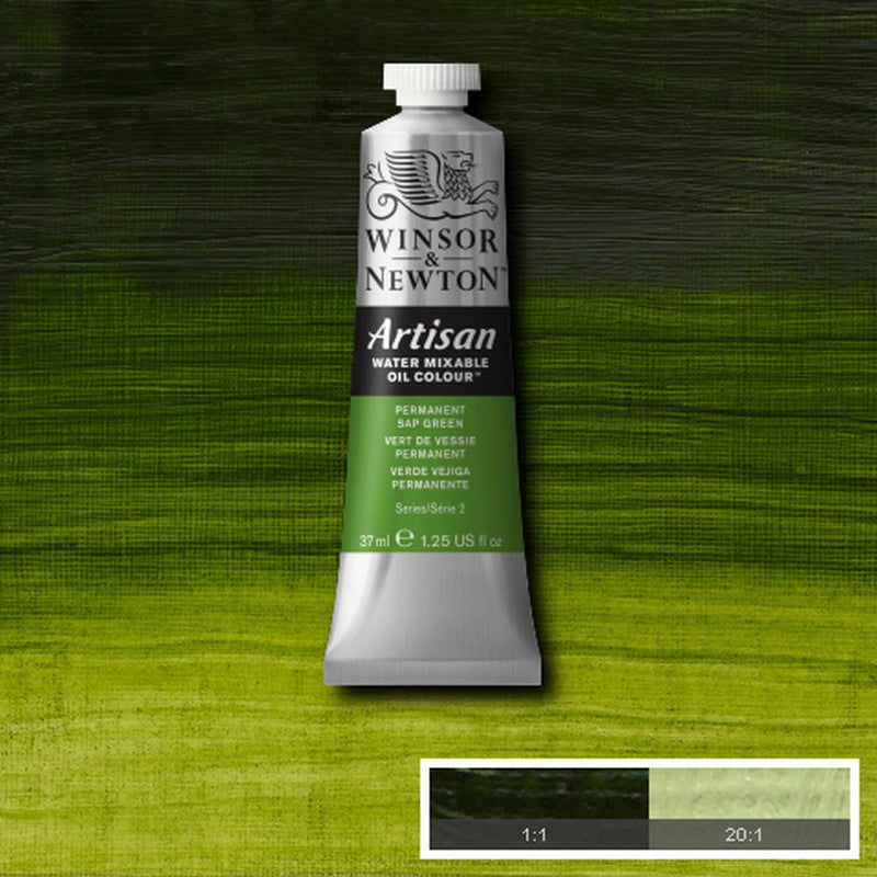 Winsor & Newton Artisan Oljefärg (vattenlöslig) 37 ml – 503 – Permanent Sap Green
