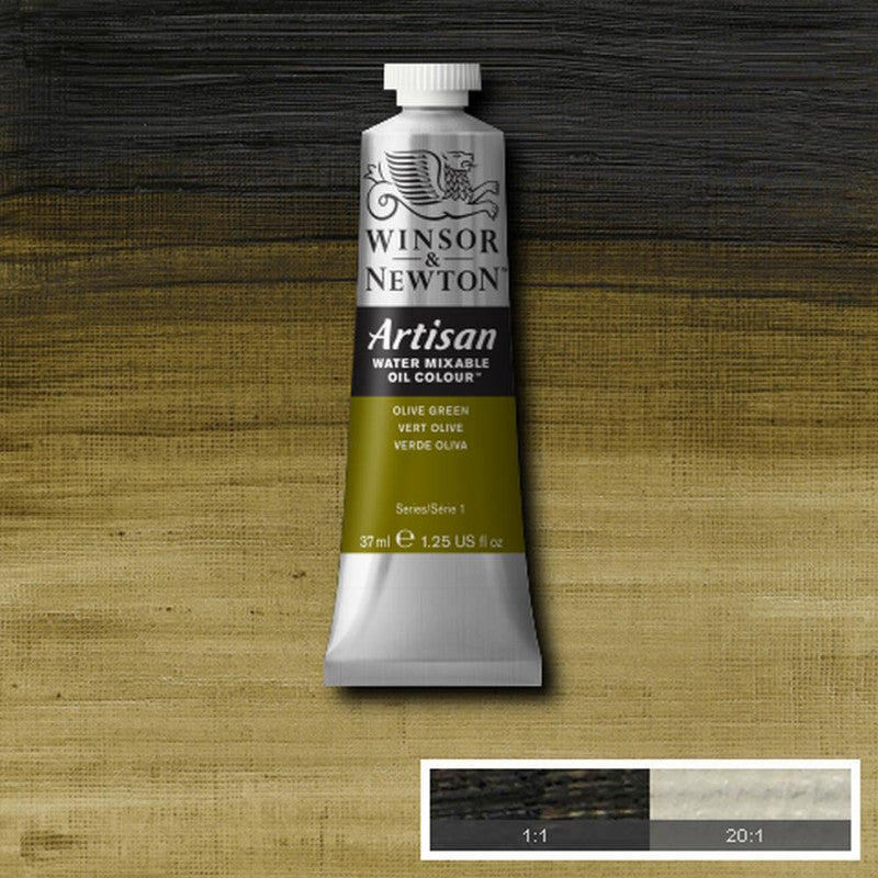 Winsor & Newton Artisan Oljefärg (vattenlöslig) 37 ml – 447 – Olive Green