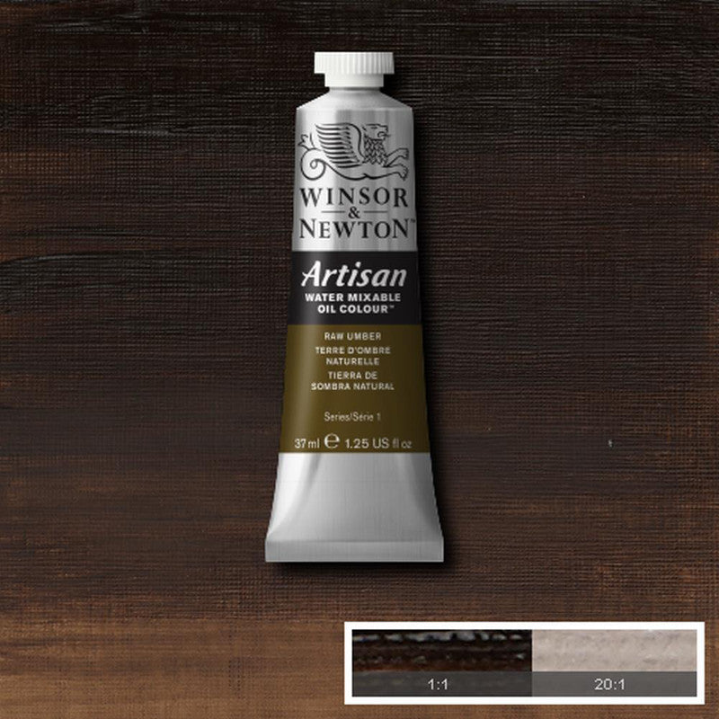 Winsor & Newton Artisan Oljefärg (vattenlöslig) 37 ml – 554 – Raw Umber