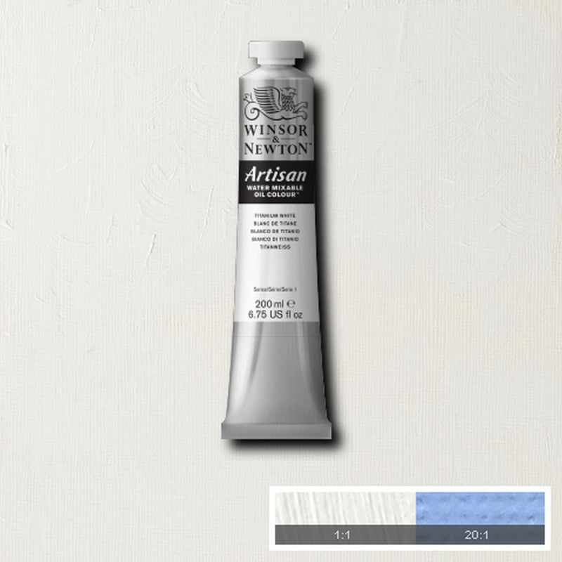 Winsor & Newton Artisan Oljefärg (vattenlöslig) 200 ml – 644 Titanium White