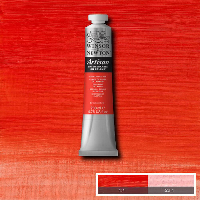 Winsor & Newton Artisan Oljefärg (vattenlöslig) 200 ml – 095 Cadmium Red Hue