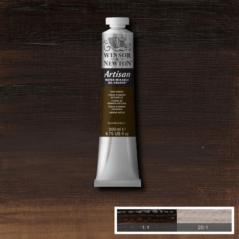 Winsor & Newton Artisan Oljefärg (vattenlöslig) 200 ml – 554 Raw Umber