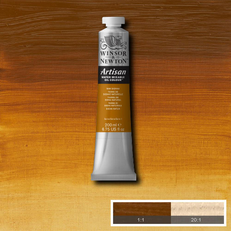 Winsor & Newton Artisan Oljefärg (vattenlöslig) 200 ml – 552 Raw Sienna