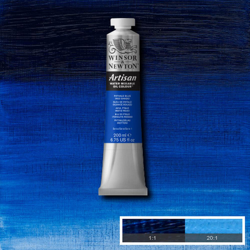 Winsor & Newton Artisan Oljefärg (vattenlöslig) 200 ml – 514 Phthalo Blue (Red Shade)
