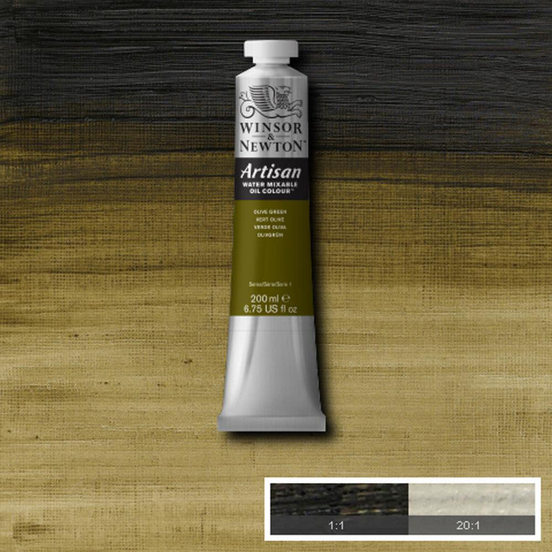 Winsor & Newton Artisan Oljefärg (vattenlöslig) 200 ml – 447 Olive Green