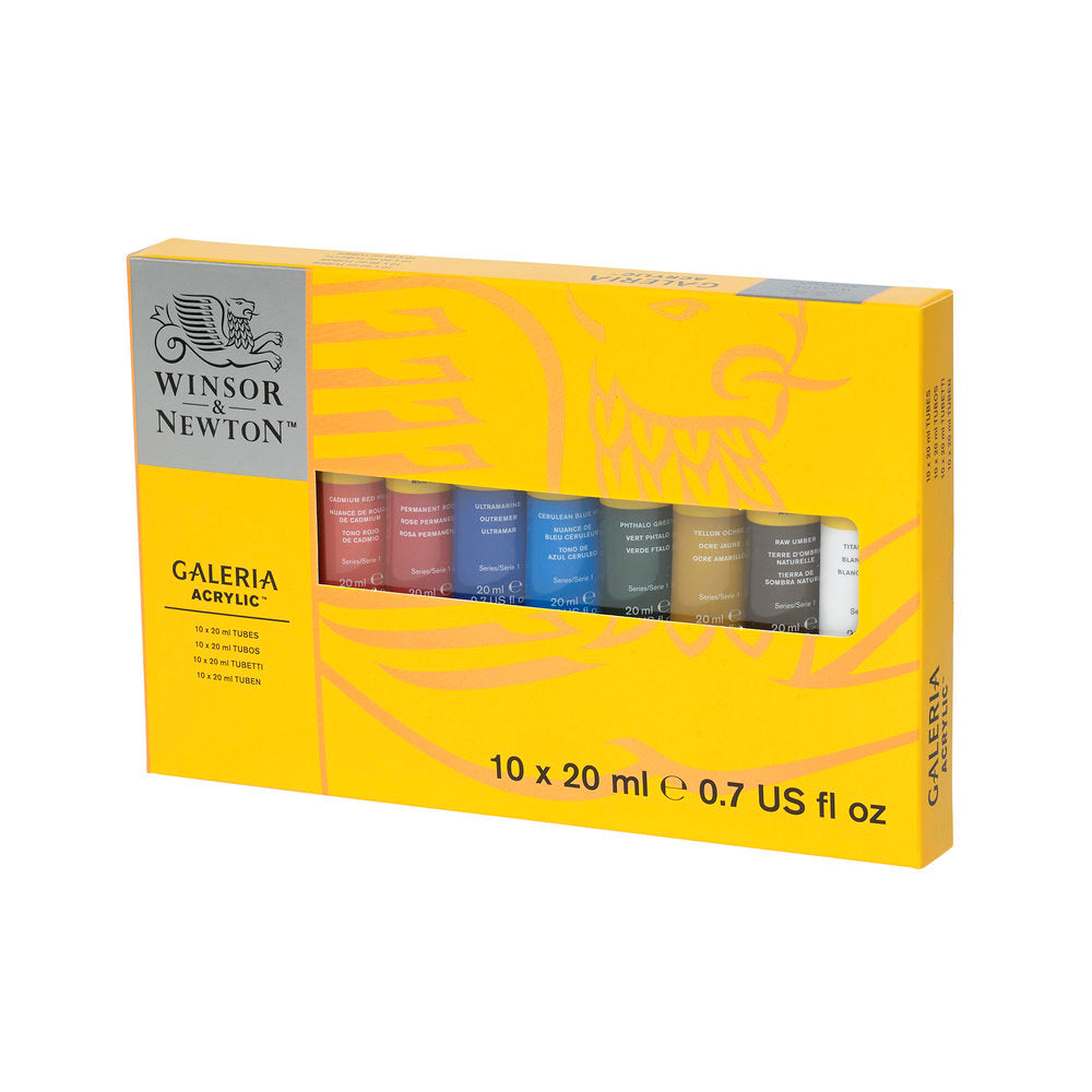 Winsor & Newton Galeria Akrylfärgset 10×20 ml