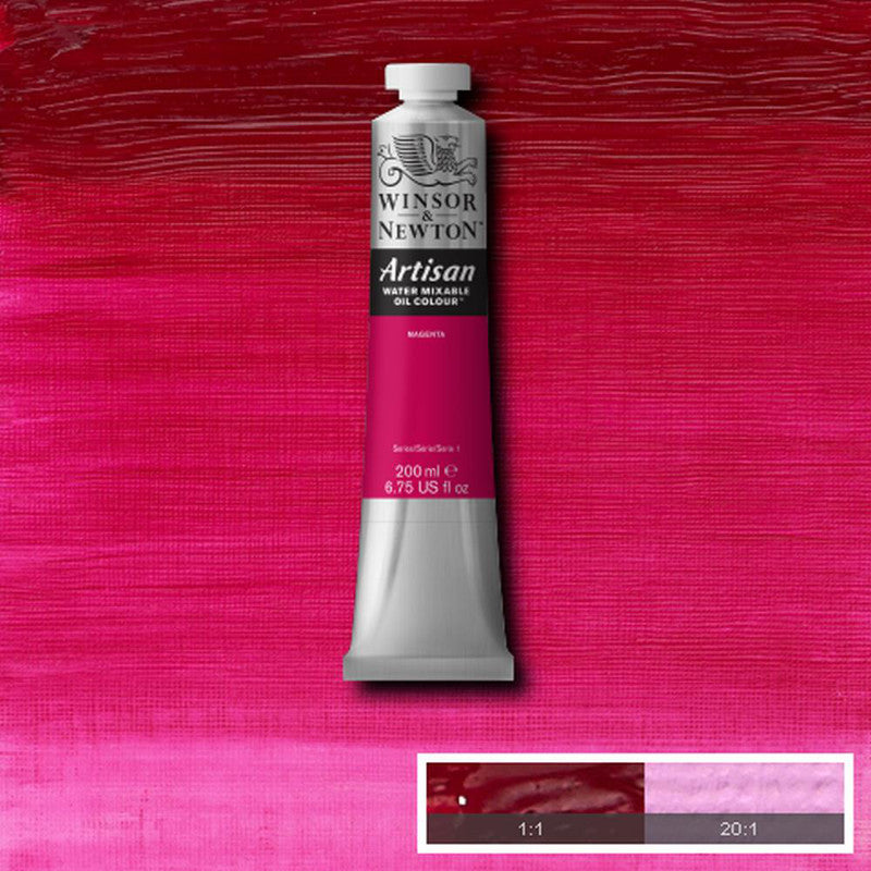 Winsor & Newton Artisan Oljefärg (vattenlöslig) 200 ml – 380 Magenta