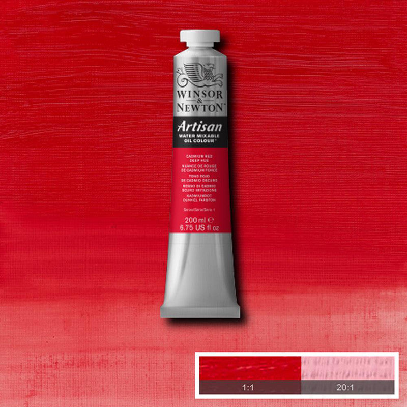 Winsor & Newton Artisan Oljefärg (vattenlöslig) 200 ml – 098 Cadmium Red Deep Hue