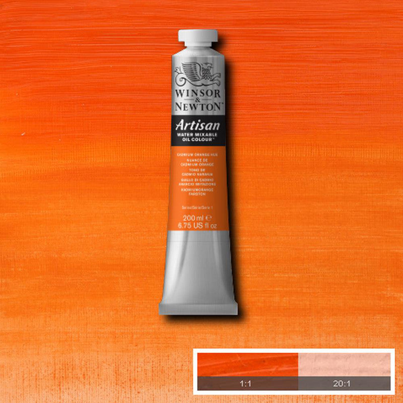 Winsor & Newton Artisan Oljefärg (vattenlöslig) 200 ml – 090 Cadmium Orange Hue