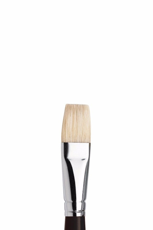 Winsor & Newton Azanta Svinborstpensel – Flat kort skaft