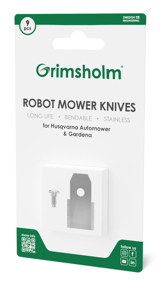 Knivar till Automower, Gardena m.fl, 9-pack