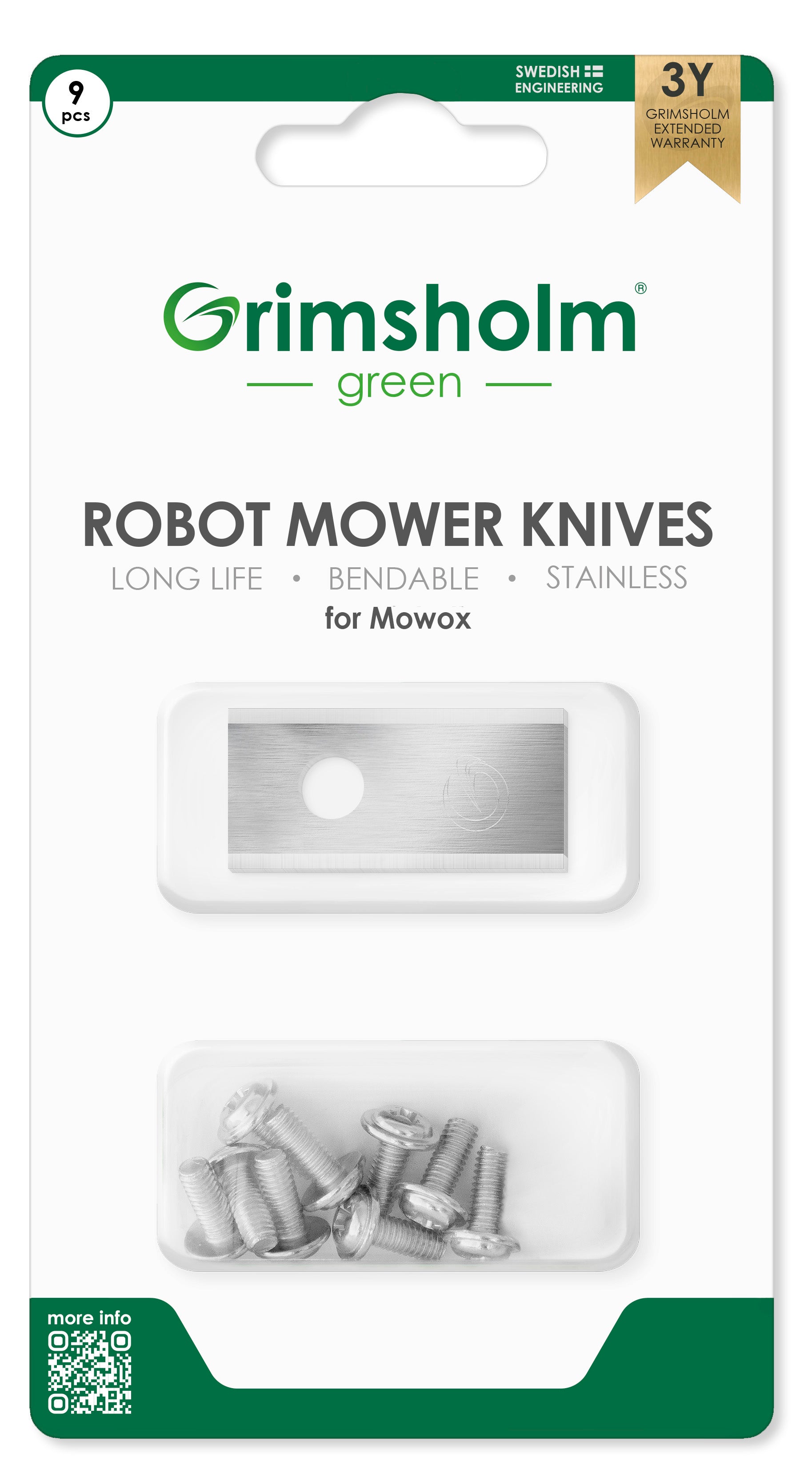 Knivar till Mowox, 9-pack