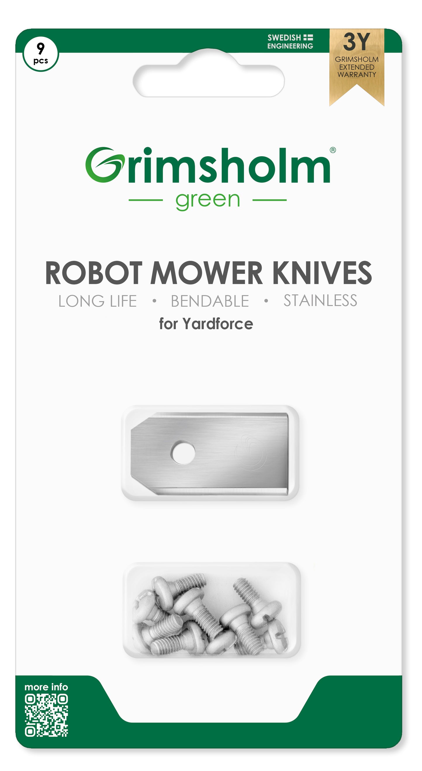 Knivar till Yardforce, 9-pack
