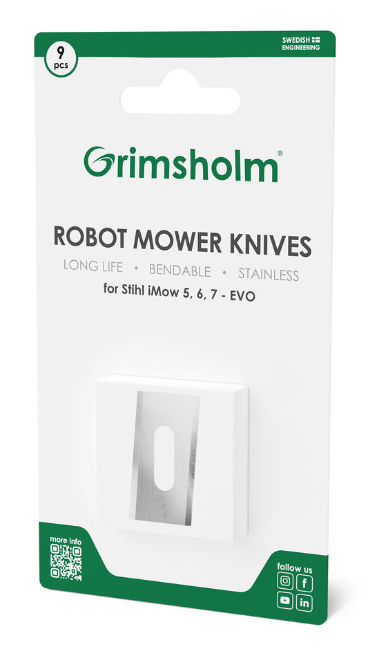 Knivar till Stihl iMOW 3, 4, 5, 6, 7, EVO, - Disc-Cut, 9 st