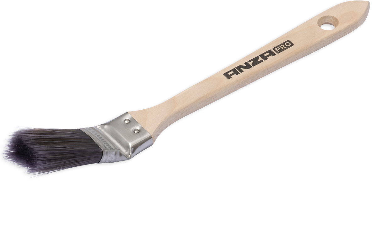 Anza Pro Classic Allround Vinkelpensel Trä Kort 25 mm