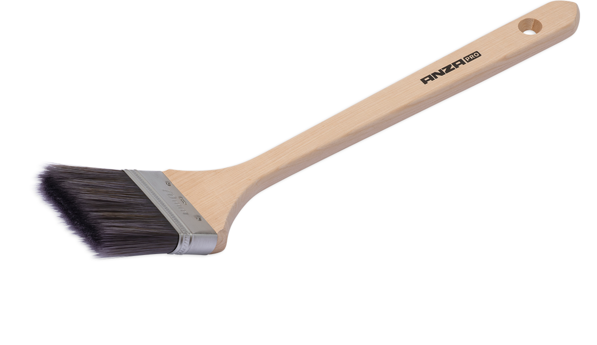 Anza Pro Classic Allround Vinkelpensel Trä Lång 70 mm