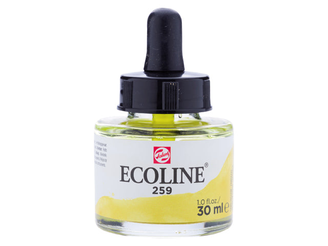 Ecoline akvarellfärg / färgtusch 30 ml - 259 Sand Yellow