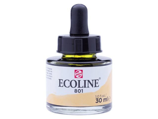 Ecoline akvarellfärg / färgtusch 30 ml - 801 Gold