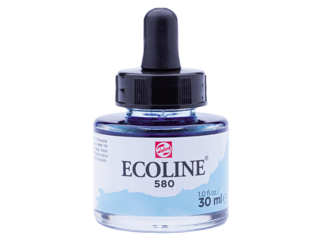 Ecoline akvarellfärg / färgtusch 30 ml - 580 Pastel Blue