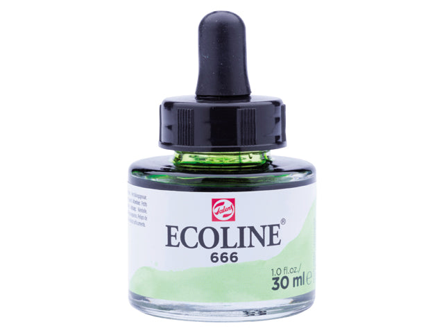 Ecoline akvarellfärg / färgtusch 30 ml - 666 Pastel Green