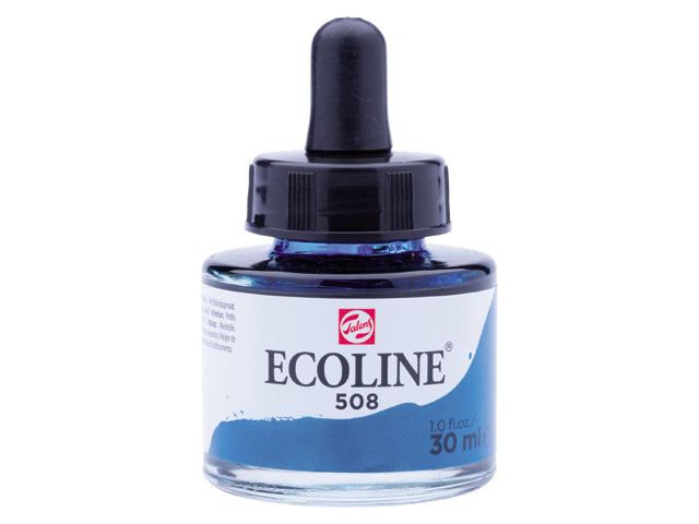 Ecoline akvarellfärg / färgtusch 30 ml - 508 Prussian Blue
