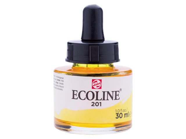 Ecoline akvarellfärg / färgtusch 30 ml - 201 Light Yellow
