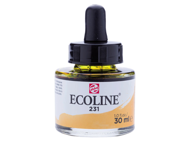 Ecoline akvarellfärg / färgtusch 30 ml - 231 Gold Ochre