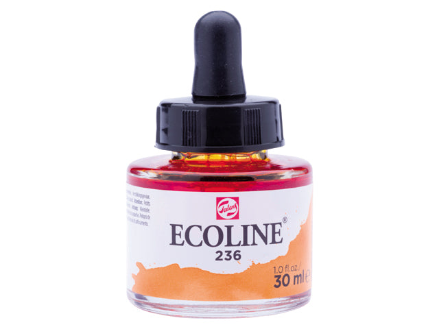 Ecoline akvarellfärg / färgtusch 30 ml - 236 Light Orange