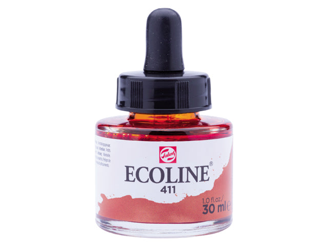 Ecoline akvarellfärg / färgtusch 30 ml - 411 Burnt Sienna