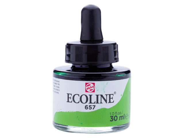 Ecoline akvarellfärg / färgtusch 30 ml - 657 Bronze Green