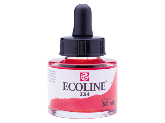 Ecoline akvarellfärg / färgtusch 30 ml - 334 Scarlet