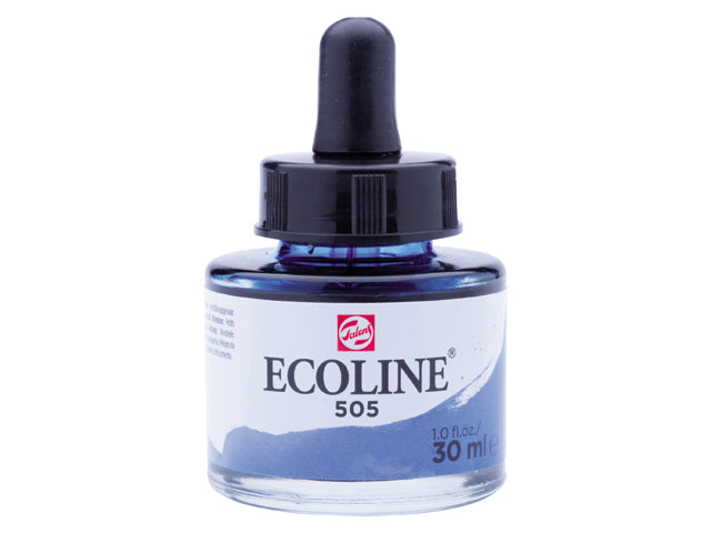 Ecoline akvarellfärg / färgtusch 30 ml - 505 Ultramarine Light