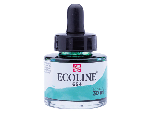 Ecoline akvarellfärg / färgtusch 30 ml - 654 Fir Green