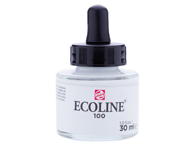 Ecoline akvarellfärg / färgtusch 30 ml - 100 White
